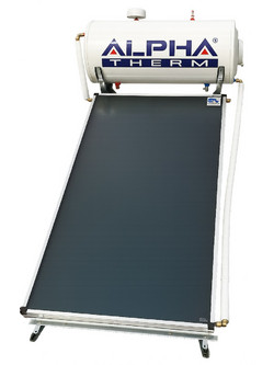 Alpha Therm Saec Ηλιακός Θερμοσίφωνας 120lt 2m² Glass Διπλής Ενεργείας