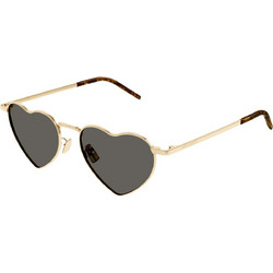 Saint Laurent SL301 004 Γυναικεία Γυαλιά Ηλίου Πολυγωνικά Μεταλλικά Χρυσά με Μαύρο Φακό
