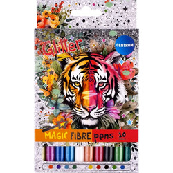 Μαρκαδόροι Centrum Glitter Magic 10 Χρώματα