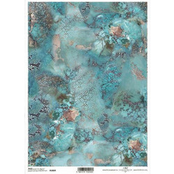 Ριζόχαρτο precious stones blue 21x29.7εκ. (ITD-R1664)