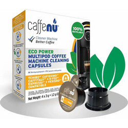 Caffenu Eco Power Multipod Κάψουλες Καθαρισμού για Μηχανές Κάψουλας | 4 τεμ