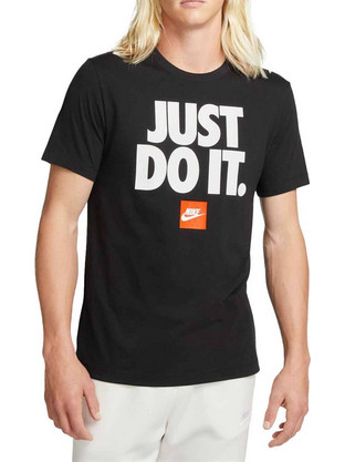 Nike Sportswear Ανδρικό Αθλητικό T-Shirt Μαύρο DZ2989-010