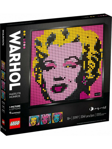 Lego Art Andy Warhol's Marilyn Monroe 31197
