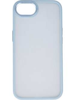 Σκληρή Θήκη Satin Matin για iPhone 16e / 17e - Γαλάζιο Πλαίσιο