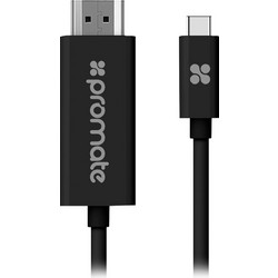 Promate Καλώδιο HDMI to USB-C 1.8m Black uniLink-H1