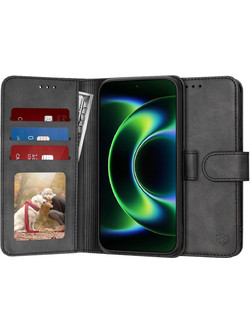 Techsuit Diary Book Θήκη Πορτοφόλι Black (Xiaomi 17 Ultra)