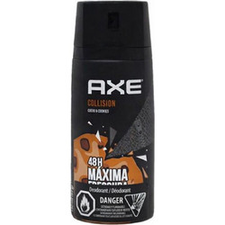 AXE Collision Leather & Cookies Ανδρικό Αποσμητικό Spray 48h Χωρίς Αλουμίνιο 150ml
