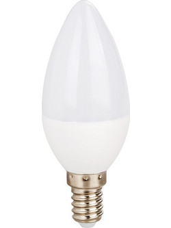 LED SMD C37 3W 6000K 230V AC 290LM RA80 30000HRS 200 1xE14 / C373CW