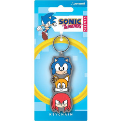 Sonic The Hedgehog - Trio Stack Rubber Μπρελόκ