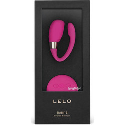 LELO Tiani 3 Διπλός Δονητής για Ζευγάρια με Τηλεχειριστήριο 8cm Ροζ