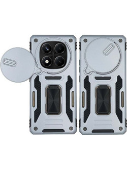 Sonique Ring Armor CamShield Θήκη Κινητού Xiaomi Redmi Note 14 Pro 4G Grey