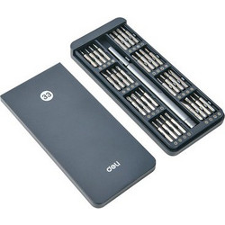 DELI DELI σετ κατσαβίδι ακριβείας DL241033 με 32 μύτες, με θήκη, 33τμχ