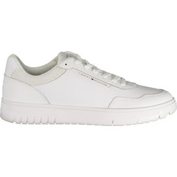 TOMMY HILFIGER MEN'S WHITE SPORTS SHOES