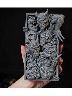 Φιγούρα Book Nook Collection Imps Digital Sculpture 3D εκτυπωμένη