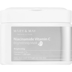 Mary & May Niacinamide Vitamin C Brightening Mask Patches για Ενυδάτωση 30τμχ