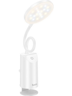 Φωτιστικό Γραφείου Hoco HX10 2W 200 Lumens με Ρυθμιζόμενες Γωνίες Φωτισμού και 2 Ρυθμίσεις Φωτός Λευκό