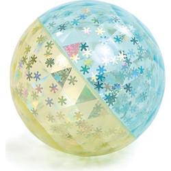 Ludi Μπάλα Glitter 10εκ. (3+ μηνών) 30154 - Γαλάζιο
