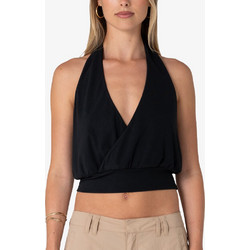 RUSTY Women Honey Halter Top - BLACK - FSL0799-BLK