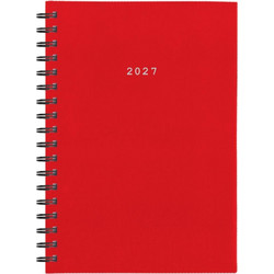 Next ημερολόγιο 2027 basic ημερήσιο σπιράλ κόκκινο 12x17εκ. Δυνατότητα εκτύπωσης