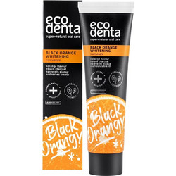 Ecodenta Black Orange Whitening Οδοντόκρεμα για Λεύκανση κατά της Πλάκας Ενεργού Άνθρακα 100ml