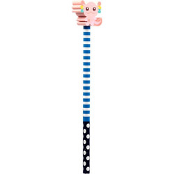 Puckator STA358 Puckator Σετ μολύβι με γόμα Axolotl ροζ