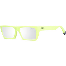 Polaroid Eyewear DV53EX Ανδρικά Γυαλιά Ηλίου Τετράγωνα Κοκάλινα Κίτρινα με Aσημί Φακό