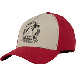 Gorilla Wear Buckley Cap - Red/Beige