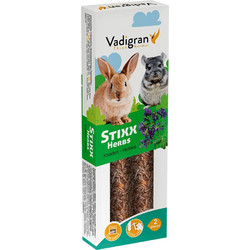 Vadigran Stixx Rabbit +amp Chinchilla Herbs Στικς με Βότανα για Κουνέλια +amp Τσιντσιλά 2τμχ 100gr
