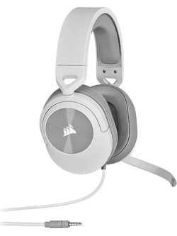 Corsair HS55 Gaming Headset Over Ear White