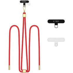 Κορδόνι Tech-Protect C25 Rope Crossbody Strap - Red/Gold
