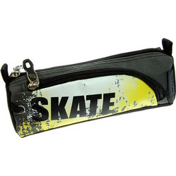 Pulse Cots Skate Κασετίνα Βαρελάκι με 2 Θήκες Γκρι 120825