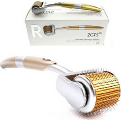 Derma roller GTS με 192 βελόνες τιτανίου για μεσοθεραπεία προσώπου