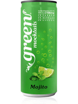 Green Cola Mocktail Αναψυκτικό Mojito με Ανθρακικό 330ml - 4x330ml