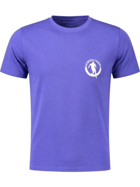 Bikkembergs - Ανδρικό T-shirt Κοντομάνικο Pupino BKK3MTS02-CLEMAT Μπλε