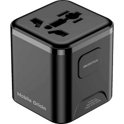 Mobile Origin Αντάπτορας Πρίζας σε Universal MO-UTRA-PW30-BLK