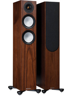 Monitor Audio Silver 200 7G Ζεύγος Ηχείων Hi-Fi Δαπέδου 150W 2.5 Δρόμων Natural Walnut
