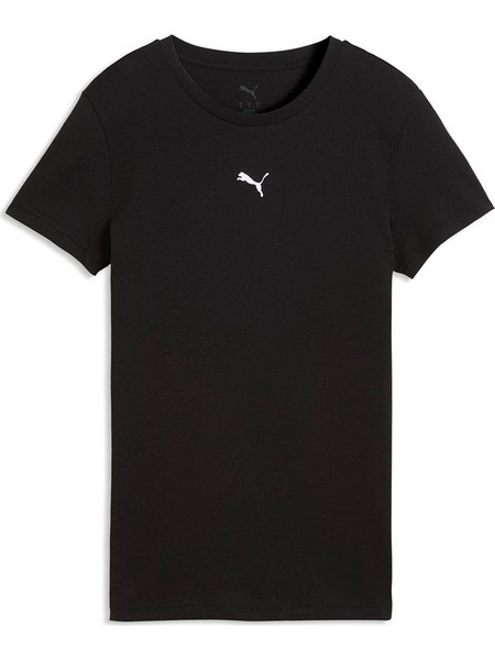 Puma Γυναικεία κοντομάνικη μπλούζα Essentials Centered Cat Logo T-Shirt 692916-01