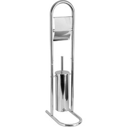 Σταντ Χαρτί Υγείας & Πιγκάλ 02070037 Μεταλλικό Chrome AWD (17.5x29.5x79.5cm) 1Τεμ