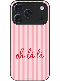 Sonique Stripe Stories Series Θήκη Oh La La Pink (iPhone 17 Pro)