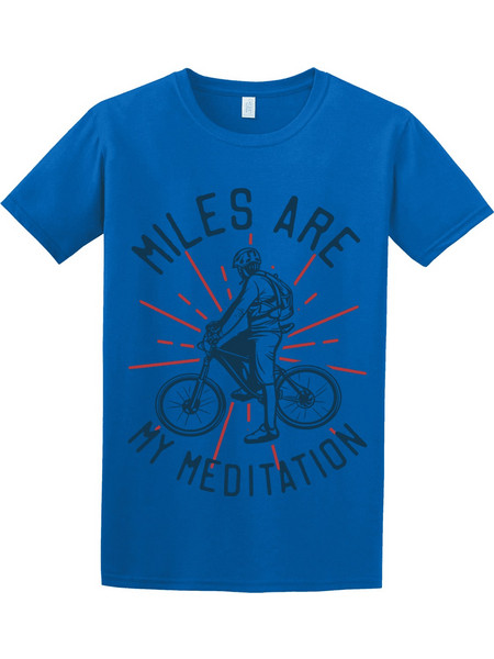 Unisex T-Shirt ενηλίκων Miles medication ΜΠΛΕ ΡΟΥΑ