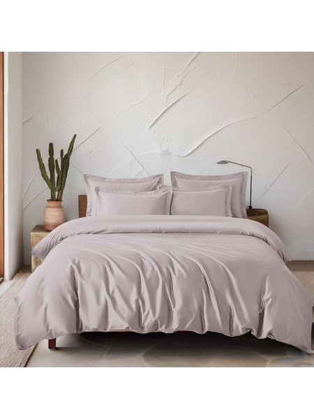 Σετ Πάπλωμα 235x250 Υπέρδιπλο Tencel Rythmos Glacier- Πούδρα
