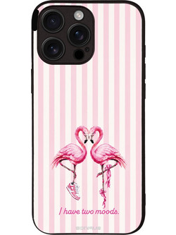 Sonique Stripe Stories Series Θήκη με Σχέδιο «Φλαμίνγκο» (iPhone 16 Pro Max)
