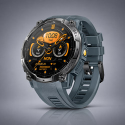Smartwatch K76A - Μαύρη κάσα / Μαύρο λουρί σιλικόνης