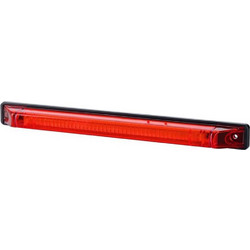 ΦΩΣ ΟΓΚΟΥ ΜΠΑΡΑ LD473 12/24V ΜΕ 2 LED HORPOL 255 Χ 25 mm (ΚΟΚΚΙΝΟ) - 1 ΤΕΜ