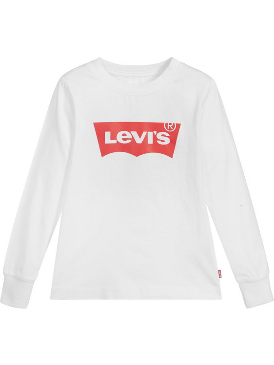 Levi's Παιδικό T-Shirt Μακρυμάνικο Λευκό 9E8646-001