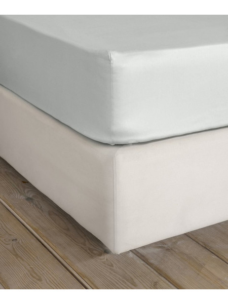 Nima Σεντόνι Μονό με Λάστιχο 100x200+34 Superior Satin Soft Grey