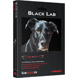 AudioQuest Black Lab RCA - 2.0M BLACK LAB SUBWOOFER