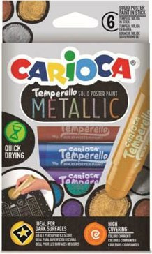 ΜΑΡΚΑΔΟΡΟΙ CARIOCA TEMPERELLO METALLIC 6 ΧΡΩΜΑΤΑ