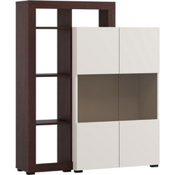 541482 ΒΙΤΡΙΝΑ ARGYLL 2K VS2 OP 138 CASHMERE ΜΕ DARK TAILOR OAK ΧΡΩΜΑ 116X35X138ΕΚ