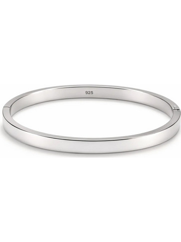 Silverline Γυναικείο Βραχιόλι Χειροπέδα Ασημί 0230224304